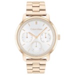 Calvin Klein Women’s Shimmer Multifunction Rose Gold Watch – Model 25200178