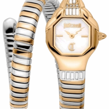 Just Cavalli Watch - JC1L326M0055 for Female Antique white in Stainless Steel