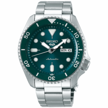 Seiko SRPD61K1 Automatic Green Dial Stainless Steel Watch