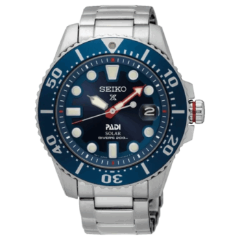 Seiko SNE549P1 Solar Powered Stainless Steel Diver's Watch