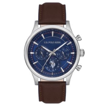 U.S. Polo Assn. Analog Watch – USPA1010-05 with Blue Dial