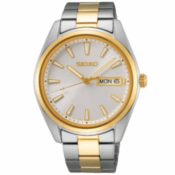 Seiko SUR446P1 Men's Two-Tone Stainless Steel Quartz Watch