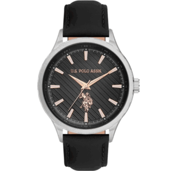 U.S. Polo Assn. Men's Analog Watch – USPA1069-03 with Black Dial