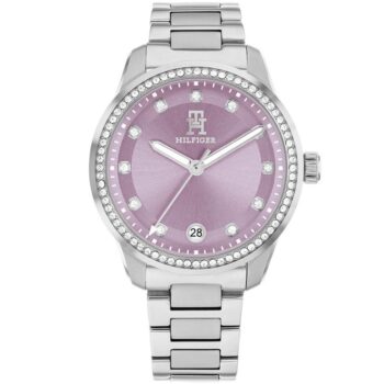 Tommy Hilfiger Stainless Steel Lavender Dial Women's Watch - 1782793